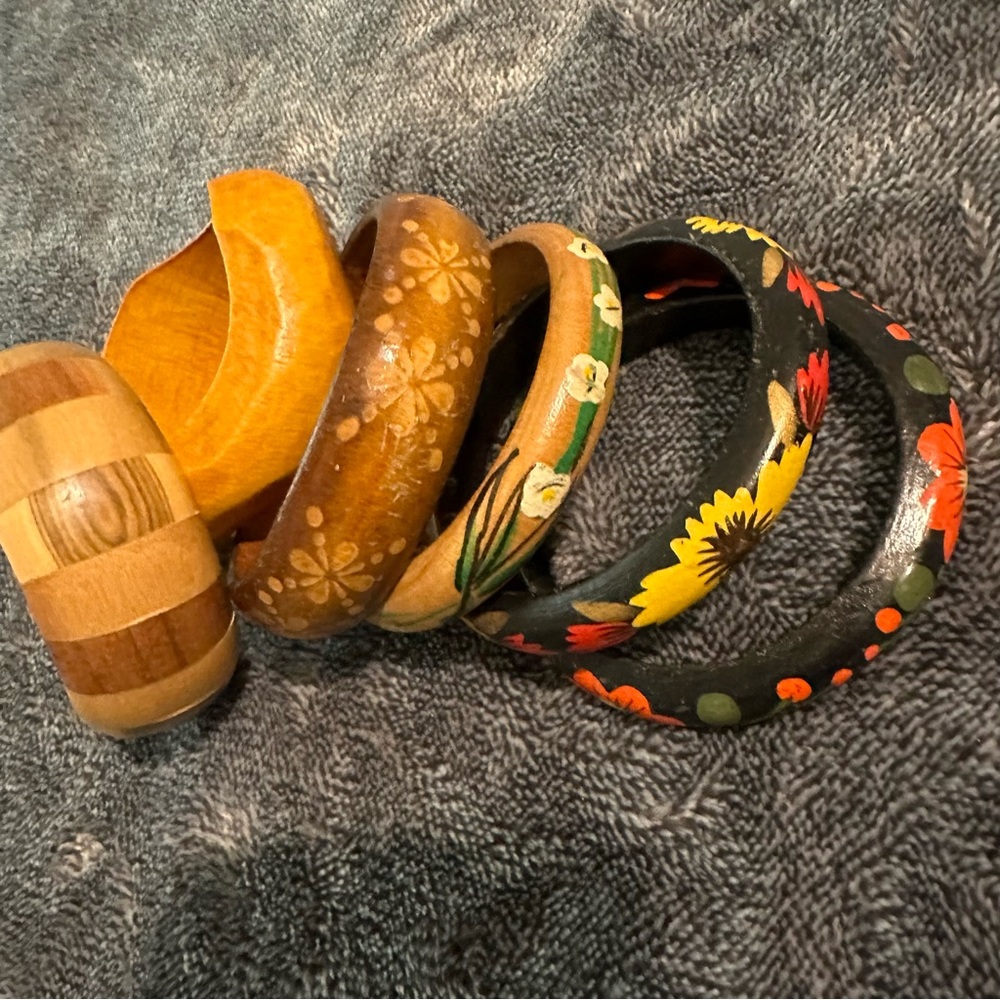 Wooden bracelets